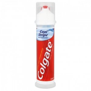 Pasta Dinti Colgate Cool Stripe,100 ml, Aroma Menta, Pompita, Pasta de Dinti Anticarii, Pasta de Dinti cu Menta, Pasta de Dinti pentru Albire, Articole Igiena Dentara, Produse pentru Ingrjire Orala, Produse pentru Sanatate Orala, Igiena Orala