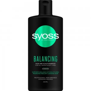 Sampon SYOSS Balancing, 440 ml, pentru Toate Tipurile de Par, Sampon Par Normal, Sampoane Syoss, Sampon, Sampon pentru Ingrijirea Parului, Sampon pentru Par Normal