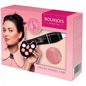 Set Bourjois Lovely Pastel Chic, Mascara Twist Up Ultra Black 8 ml si Fard de Obraz Rose de Jaspe 2.5 g, Set Make-Up, Pachet Set Cadou pentru Femei, Set Cadou Cosmetice pentru Femei, Set Fard si Mascara, Seturi Cosmetice Cadou, Set Farduri Set Bourjois Lovely Pastel Chic, Mascara Twist Up Ultra Black 8 ml si Fard de Obraz Rose de Jaspe 2.5 g, Set Make-Up, Pachet Set Cadou pentru Femei, Set Cadou Cosmetice pentru Femei, Set Fard si Mascara, Seturi Cosmetice Cadou, Set Farduri