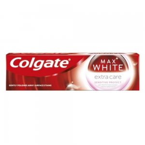 Pasta de Dinti COLGATE Max White Extra Care Sensitive Protect, 75 ml, Pasta de Dinti pentru Albire, Pasta de Dinti pentru Dinti Sensibili, Pasta Dinti Colgate, Pasta Dinti Albire, Pasta Dinti Sensibili, Articole Igiena Dentara