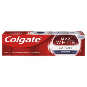 Pasta de Dinti COLGATE Max White Expert Complete, 75 ml, Pasta de Dinti pentru Albire, Articole Igiena Dentara, Pasta Dinti Colgate, Pasta Dinti Albire, Pasta Dinti Sensibili,Produse pentru Ingrjire Orala