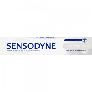Pasta Dinti Sensodyne Gentle Whitening, 75 ml, Sensodyne Gentle Whitening Pasta de Albire a Dintilor Sensibili, Pasta de Dinti Sensibilitate Dentara, Sensodyne Gentle Whitening Pasta pentru Dinti Sensibili, Igiena Orala, Ingrijire si Igiena Orala