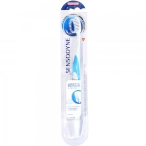 Periuta de Dinti Sensodyne Repair & Protect, cu Peri Fini pentru Dinti Sensibili, Periuta de Dinti, Periuta de Dinti pentru Adulti, Periuta de Dinti cu Peri Fini, Periuta de Dinti Moale, Periuta pentru Dinti Sensibili