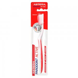 Periuta de Dinti ASTERA Paradont Active, Multicolor, Blister, Periute de Dinti, Periute de Dinti ASTERA, Periute pentru Ingrijirea si Curatarea Dintilor, Articole de Ingrijire Orala, Produse de Ingrijire Dentara, Perii de Dinti
