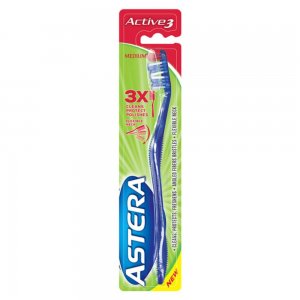 Periuta de Dinti ASTERA Active 3, Duritate Medie, Periuta pentru Dinti, Periute de Dinti Pentru Adulti