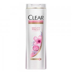Sampon CLEAR Women Sakura Fresh, 250 ml, pentru Par Normal, Extract Flori de Cires, Sampon cu Extracte, Sampon pentru Femei, Produse de Ingrijire a Parului, Produse Hairstyling, Sampon Antimatreata, Sampon Par Par Normal