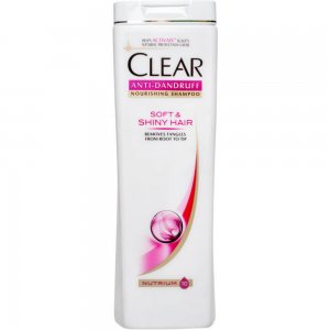Sampon CLEAR Women Soft & Shiny Hair, 400 ml, pentru Par Normal, cu Ingrediente Nutritive, Sampon cu Extracte Naturale, Sampon pentru Femei, Produse de Ingrijire a Parului, Produse Hairstyling, Sampon Antimatreata, Sampon Par Par Normal