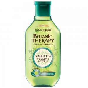 Sampon Par Gras, 400 ml, Garnier Botanic Therapy Green Tea Eucalyptus & Citrus, Sampon pentru Par Normal spre Gras, Sampon pentru Par Gras, Sampon pentru Par cu Tendinta de Ingrasare, Sampon cu Ceai Verde, Sampon cu Eucalipt, Sampon cu Citrice