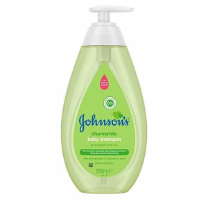 Sampon JOHNSONS Camomila, 500 ml, cu Extract de Musetel, cu Pompita, Sampon pentru Bebelusi, Sampon Ingrijire Bebelusi, Sampon de Bebelusi, Sampon pentru Par Sensibil, Produse Ingrijire Bebelusi, Produse Igiena Bebelusi