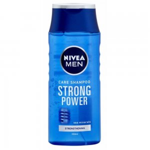 Sampon NIVEA Men Strong Power, 250 ml, Par Deteriorat, Sampoane Ingrijire Par Barbati, Sampon pentru Barbati, Produse de Ingrijire a Parului, Produse Hairstyling, Sampon Par Fragil