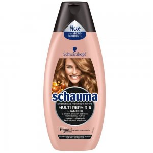 Sampon SCHAUMA Multi Repair 6, 400 ml, cu Micronutrienti, pentru Par Uscat, Sampon Vegan, Sampon Spalare Par, Sampon Fortifiere, Sampoane pentru Par Degradat, Sampon Ingrijire Par, Sampon Curatare Par, Sampon pentru Parul Moale