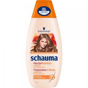 Sampon SCHAUMA Nectar Nutrition, 400 ml, cu Extract Nectar Floral, pentru Par Uscat, Sampon Fortifiant, Sampon Spalare Par, Sampon Fortifiere, Sampoane pentru Par Degradat, Sampon Ingrijire Par, Sampon Curatare Par, Sampon pentru Parul Moale
