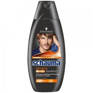 Sampon SCHAUMA Men Sports Power, 400 ml, cu Micronutrienti, Sampon Antimatreata de Barbati, Sampon Spalare Par, Sampon Barbatesc pentru Fortifiere, Sampoane pentru Par Degradat, Sampon Ingrijire Par, Sampon Curatare Par, Sampon pentru Parul Moale