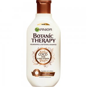 Sampon Garnier Botanic Therapy Coco Milk and Macadamia, 400 ml, Sampon pentru Par, Sampon Nutritiv, Sampon Hidratant, Sampon Par Uscat, Sampon Par Deteriorat, Sampon Lapte de Cocos, Sampon Macadamia, Sampon Garnier
