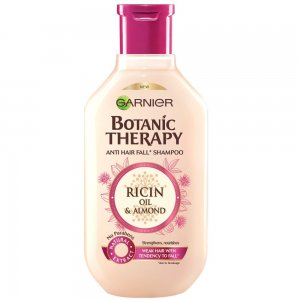 Sampon Garnier Botanic Therapy Ricin Oil and Almond, 400 ml, Sampon pentru Par, Sampon Nutritiv, Sampon Hranitor, Sampon Reparator, Sampon Par Subtire, Sampon Par cu Tendinte de Cadere, Sampon Ulei de Ricin, Sampon Migdale, Sampon Garnier