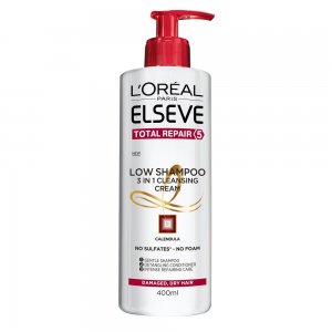 Sampon Crema pentru Par Deteriorat L’Oreal Paris Elseve Total Repair 5, 400 ml, Sampon Par Deteriorat, Sampon Tip Crema, Sampon Total Repair, Sampon de Par Uscat, Sampon L’Oreal Par Uscat, Sampon Hidratare, Sampon Par Uscat