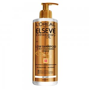 Sampon Crema pentru Par Uscat L’Oreal Paris Elseve Ulei Extraordinar din Flori Pretioase, 400 ml, Sampon Par Uscat, Sampon Tip Crema, Sampon Ulei Extraordinar, Sampon de Par Uscat, Sampon L’Oreal Par Uscat, Sampon Hidratare, Sampon Par Deteriorat