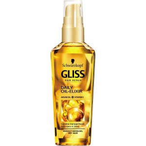 Ulei de Par GLISS Daily Oil Elixir, 75 ml, Par Uscat si Degradat, Ulei de Par pentru Femei, Ulei Reparator pentru Par, Ulei pentru Par Degradat, Ulei Reparator pentru Par Uscat, Ulei Spray Gliss, Ulei Hidratant Par Uscat