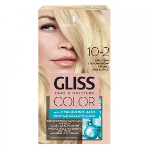 Vopsea Par Permanenta GLISS Color, 10-2, Blond Natural Rece, 143 ml, Vopsea de Par Permanenta cu Acid Hyaluronic, Vopsea de Par Blonda Rece, Vopsea de Par Gliss Schwarzkopf, Vopsea de Par 10.2, Vopsele de Par Gliss, Vopsele Permanente de Par