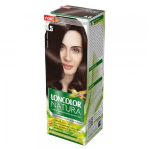 Vopsea de Par Permanenta LONCOLOR Natura 4.5, Castaniu Mahon, 100 ml, Vopsea Par LONCOLOR, Vopsea Permanenta Par LONCOLOR, Vopsea Naturala, Vopsea Natura LONCOLOR, Vopsea LONCOLOR Natura