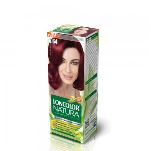 Vopsea de Par Permanenta LONCOLOR Natura 6.64, Rosu Burgund, 100 ml, Vopsea Par LONCOLOR, Vopsea Permanenta Par LONCOLOR, Vopsea Naturala, Vopsea Natura LONCOLOR, Vopsea LONCOLOR Natura