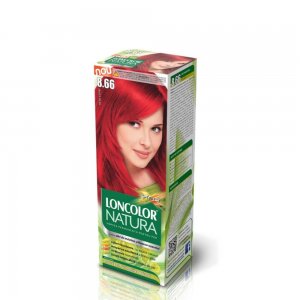Vopsea de Par Permanenta LONCOLOR Natura 8.66, Rosu Coral, 100 ml, Vopsea Par LONCOLOR, Vopsea Permanenta Par LONCOLOR, Vopsea Naturala, Vopsea Natura LONCOLOR, Vopsea LONCOLOR Natura