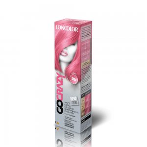 Crema de Par Loncolor Go Crazy P6, Roz, 100 ml, Masca Coloranta Semipermanenta de Par, Crema de Par Coloranta Semipermanenta, Vopsea de Par Semipermanenta Roz, Creme de Par Loncolor Go Crazy, Masca de Par Roz P6