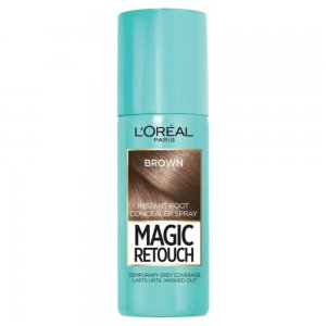 Spray Instant de Par L'Oreal Paris Magic Retouch 3 Brown, 75 ml, Spray pentru Mascarea Radacinilor Crescute, Spray Camuflare Radacini, Spray Acoperire Radacini Crescute, L'OREAL Paris Magic Retouch pentru Retusarea Radacinilor