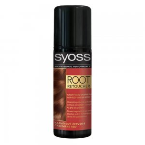 Spray SYOSS Vopsirea Temporara a Radacinilor, Rosu Casmir, 120 ml, Syoss Root Retoucher Cashmere Red, Spray Colorant pentru Radacinile Parului, Vopsea pentru Radacini, Spray pentru Radacina Parului Syoss Schwarzkopf