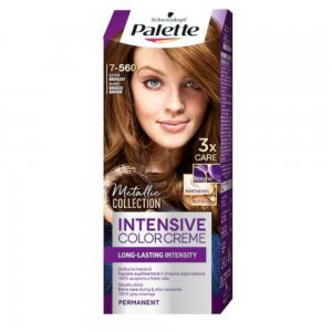 Vopsea de Par Permanenta PALETTE Intensive Color Cream 7-560, 110 ml, Saten Bronzat, Vopsea Permanenta, Vopsea Satena de Par, Vopsele de Par Permanente, Produse Ingrijire Par, PALETTE Vopsea de Par