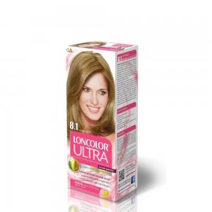 Vopsea de Par Permanenta LONCOLOR Ultra 8.1, 100 ml, Blond Bej, Vopsea de Par LONCOLOR, Vopsea de Par Blond Bej, Vopsea Blond Inchis de Par, Produse de Ingrijire a Parului, Vopsea Castanie Colorare Par