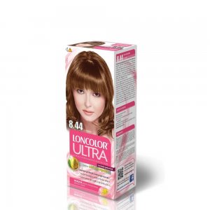 Vopsea de Par Permanenta LONCOLOR Ultra 8.44, 100 ml, Caramel, Vopsea de Par LONCOLOR, Vopsea de Par Blond, Vopsea pentru Par Blond, Produse de Ingrijire a Parului, Vopsea Castanie Colorare Par