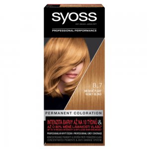 Vopsea de Par Permanenta SYOSS Color Baseline 8-7, Blond Miere, 115 ml, Vopsea de Par, Vopsea de Par Permanenta, Vopsea de Par Syoss, Vopsea de Par Syoss Color Baseline, Vopsea Permanenta Color Baseline