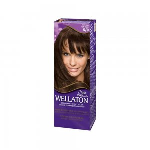 Vopsea Permanenta Par Wellaton 5/0, Saten Deschis, 110 ml, Vopsea Permanenta de Par Wellaton, Vopsea de Par Permanenta, Vopsea de Par Saten Deschis, Vopsea de Par 5.0, Vopsea Inchisa de Par, Vopsea de Par Wella, Vopsea Crema de Par