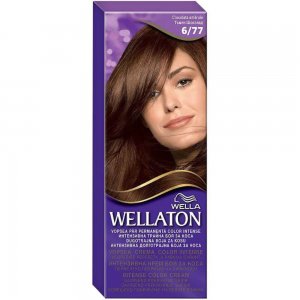 Vopsea Permanenta Par Wellaton 6/77, Ciocolata Amaruie, 110 ml, Vopsea Permanenta de Par Wellaton, Vopsea de Par Permanenta, Vopsea de Par Ciocolatia Amaruie, Vopsea de Par Ciocolata Neagra, Vopsea de Par 6.77, Vopsea Ciocolatie de Par
