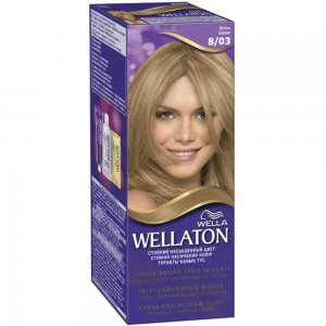 Vopsea Permanenta Par Wellaton 8/03, Auriu, 110 ml, Vopsea Permanenta de Par Wellaton, Vopsea de Par Permanenta, Vopsea de Par Auriu de Toamna, Vopsea de Par Aurie, Vopsea de Par 8.03, Vopsea Aurie de Par, Vopsea de Par Wella