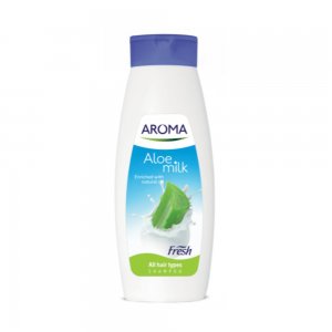 Sampon AROMA Fresh Aloe Milk, Cantitate 400 ml, Sampon pentru Par, Sampon AROMA, Sampon Antimatreata