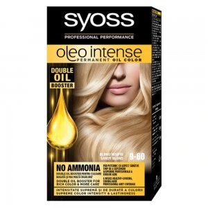 Vopsea de Par Permanenta, Fara Amoniac, SYOSS Oleo Intense, 9-60 Nuanta Blond Nisipiu, 115 ml, Vopsea Permanenta, Vopsea Fara Amoniac, Vopsea SYOSS, Vopsea de Par Profesionala Vopsea de Par Permanenta, Fara Amoniac, SYOSS Oleo Intense, 9-60 Nuanta Blond Nisipiu, 115 ml, Vopsea Permanenta, Vopsea Fara Amoniac, Vopsea SYOSS, Vopsea de Par Profesionala