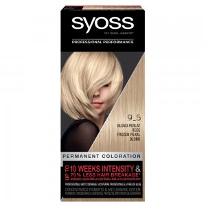 Vopsea de Par Permanenta SYOSS Color Baseline, 9-5 Nuanta Perlat Rece, 115 ml, Vopsea Permanenta, Vopsea SYOSS, Vopsea de Par Profesionala Vopsea de Par Permanenta SYOSS Color Baseline, 9-5 Nuanta Perlat Rece, 115 ml, Vopsea Permanenta, Vopsea SYOSS, Vopsea de Par Profesionala