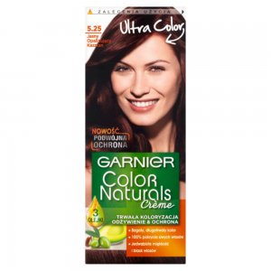 Vopsea Permanenta de Par 5.25 Saten Mahon Deschis, Garnier Color Naturals, 110 ml, Vopsea de Par, Vopsea Par Permanenta, Vopsea Permanenta Saten Mahon Deschis, Vopsea Permanenta pentru Par, Vopsea Garnier, Vopsea Saten Garnier, Vopsea Permanenta Garnier