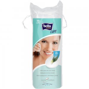 Set 70 Dischete Demachiante Bella, Bumbac, cu Extract de Aloe