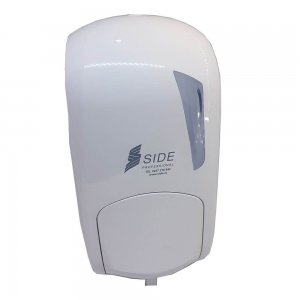 Dispenser Sapun Spuma SIDE, 500 ml, Alb, Dozatoare Sapunuri Spuma, Dispenser pentru Sapun Spuma, Dispensere pentru Sapun Spuma, Dozator pentru Sapun Spuma, Articole Profesionale de Igiena, Dozatoare si Dispensere pentru Sapun Spuma