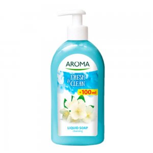Sapun Lichid AROMA Fresh & Clean, 500 ml, Sapun Lichid, Sapun Lichid cu Pompita, Sapun Lichid AROMA, Sapunuri Lichide, Sapun Lichid Maini, Sapun Lichid de Calitate, Sapun Lichid Parfumat, Sapun Lichid pentru Maini