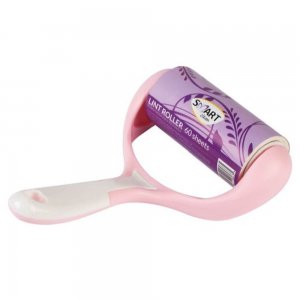 Roller Scame Smart Clean, 60 Foi, Maner Roz, Rola Adeziva Scame, Role Adezive pentru Par, Rola Adeziva Scame, Rollere Indepartare Par si Scame, Rollere Curatare Haine, Produse Intretinere Textile