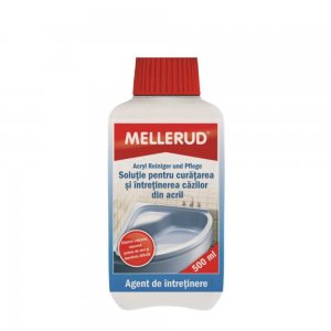Solutie Curatare Cazi de Acril Mellerud, 500 ml, Solutie Curatare Cazi Acril, Solutie Intretinere Cazi Acril, Solutie de Curatare Cazi, Detergent Curatare Cazi, Detergent de Curatare Cazi Acril, Detergent Intretinere Cazi Acril, Solutii Curatare Cada