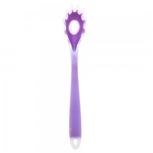 Lingura din Silicon pentru Paste, Mov, Lingura Gatit, Lingura din Silicon, Lingura pentru Bucatarie, Ustensile pentru Bucatarie, Lingura de Bucatarie, Linguri pentru Gatit, Ustensile pentru Gatit