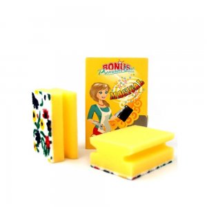 Set 2 Bureti Vase Canelati BONUS Magical, Galbeni, Burete Vase, Burete Bucatarie, Bureti de Vase, Burete pentru Vase, Bureti Clasici de Vase, Set Bureti Vase, Bureti Vase Bonus