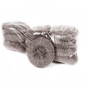 Set 10 Bureti Spiralati pentru Uz Profesional din Inox OTI, 40 g, Culoare Argintie, Burete din Inox Spiralat, Spalatoare din Inox pentru Vase, Bureti Metalici, Burete pentru Curatare Vase, Bureti pentru Vase, Spalator din Inox, Spalator Metalic Set 10 Bureti Spiralati pentru Uz Profesional din Inox OTI, 40 g, Culoare Argintie, Burete din Inox Spiralat, Spalatoare din Inox pentru Vase, Bureti Metalici, Burete pentru Curatare Vase, Bureti pentru Vase, Spalator din Inox, Spalator Metalic