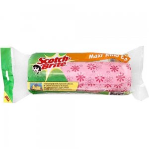 Laveta Roll Max SCOTCH BRITE, Model Floricele, Lavete in Rola, Lavete, Rola Laveta Universala, Role Lavete Universale, Lavete pentru Curatenie, Lavete Menaj, Lavete pentru Bucatarie, Lavete pentru Vase, Laveta Universala