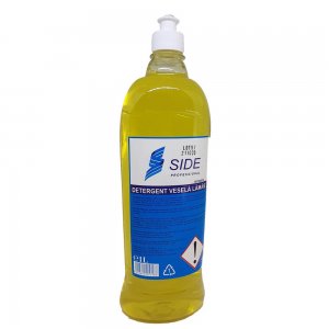 Solutie Degresanta Vase Side, 1L, Parfum Lamaie, Solutie pentru Curatarea si Lustruirea Vaselor din Bucatarie, Solutii Degresante Vase, Solutii Curatare Vase, Solutie pentru Vase, Detergent Lichid de Vase, Detergenti Eliminarea Grasimilor de pe Vase